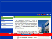 Tablet Screenshot of mftrasformatori.it
